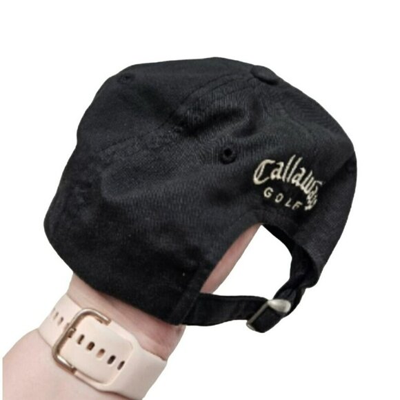 Callaway Golf X-Series Toyota Certified Baseball Cap Black & White Adjustable OS - Picture 11 of 11